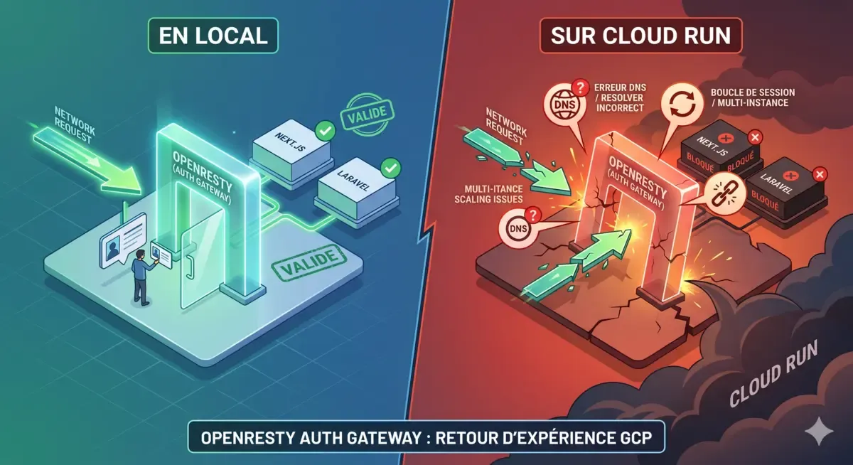 Portail de connexion en local ou sur cloud run (GCP)